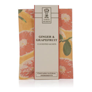 Scented Sachets - Ginger & Grapefruit