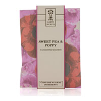 Earth Secrets - Scented Sachets - Sweet Pea & Poppy