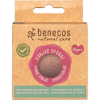 Benecos - Konjac Sponge with Green Tea - Combination / Dry Skin