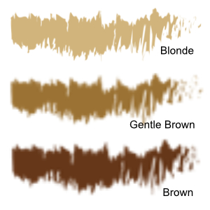 Natural Eyebrow Designer Pencil - Colour Chart