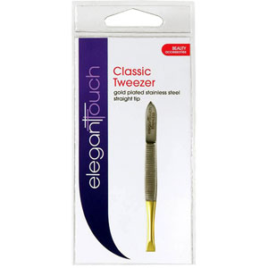 Straight End Gold Tip Tweezers