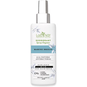 Organic Spray Deodorant - Marine Breeze Fragrance