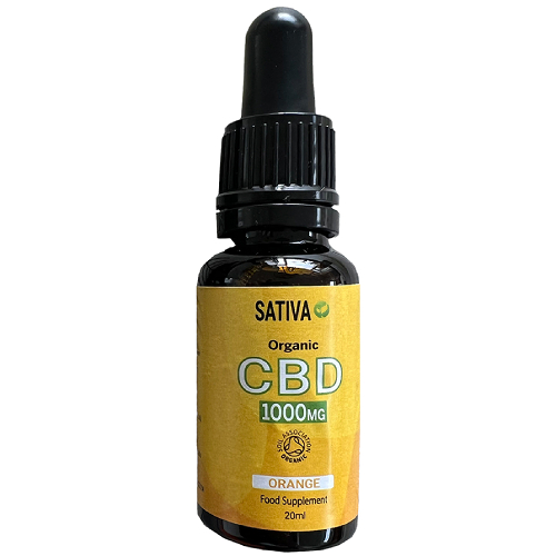 Organic Cold Pressed CBD Oil - Orange